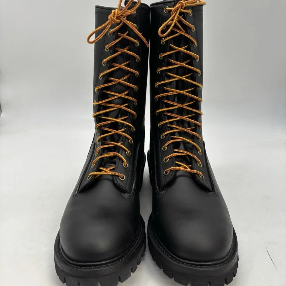 Hoffman's Lineman Logger Boots Mens 13 W USA Made 10